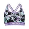 Under Armour Girls' Crossback Mid Printed, Vivid Lilac (560)/Black, Youth X-Large view 2