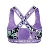 Under Armour Girls' Crossback Mid Printed, Vivid Lilac (560)/Black, Youth X-Large view 3
