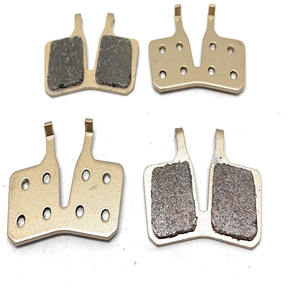 2 Pairs Bike Brake Pads sintered for Magura MT5 MT7 91-9566 9.P, 4 Piston. The Bicycle Replacement Part for OEM Brakes for high Braking Power.