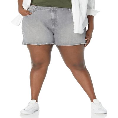 Levi Strauss Signature Gold Women's Heritage High Rise 3" Shorts (Available in Plus Size), (New) Shadow Quartz, 20