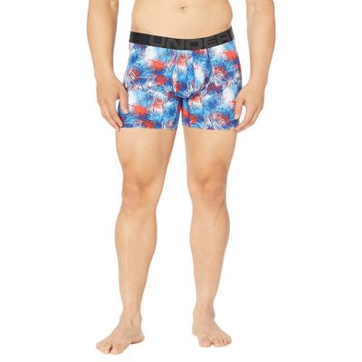 Under Armour Men's Tech 6-inch Novelty Boxerjock 1-Pack, American Blue (450)/Black, Small