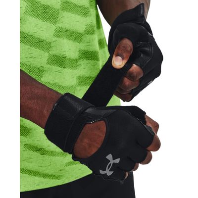 Under Armour Men's Weightlifting Glove, (001) Black/Black/Pitch Gray, Small