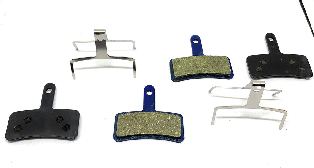 2 Pairs Bike Brake Pads Resin for Tektro Dorado, HD-E710, Clarks Vx863c, D40.11, R1, 130S, DBT1E.