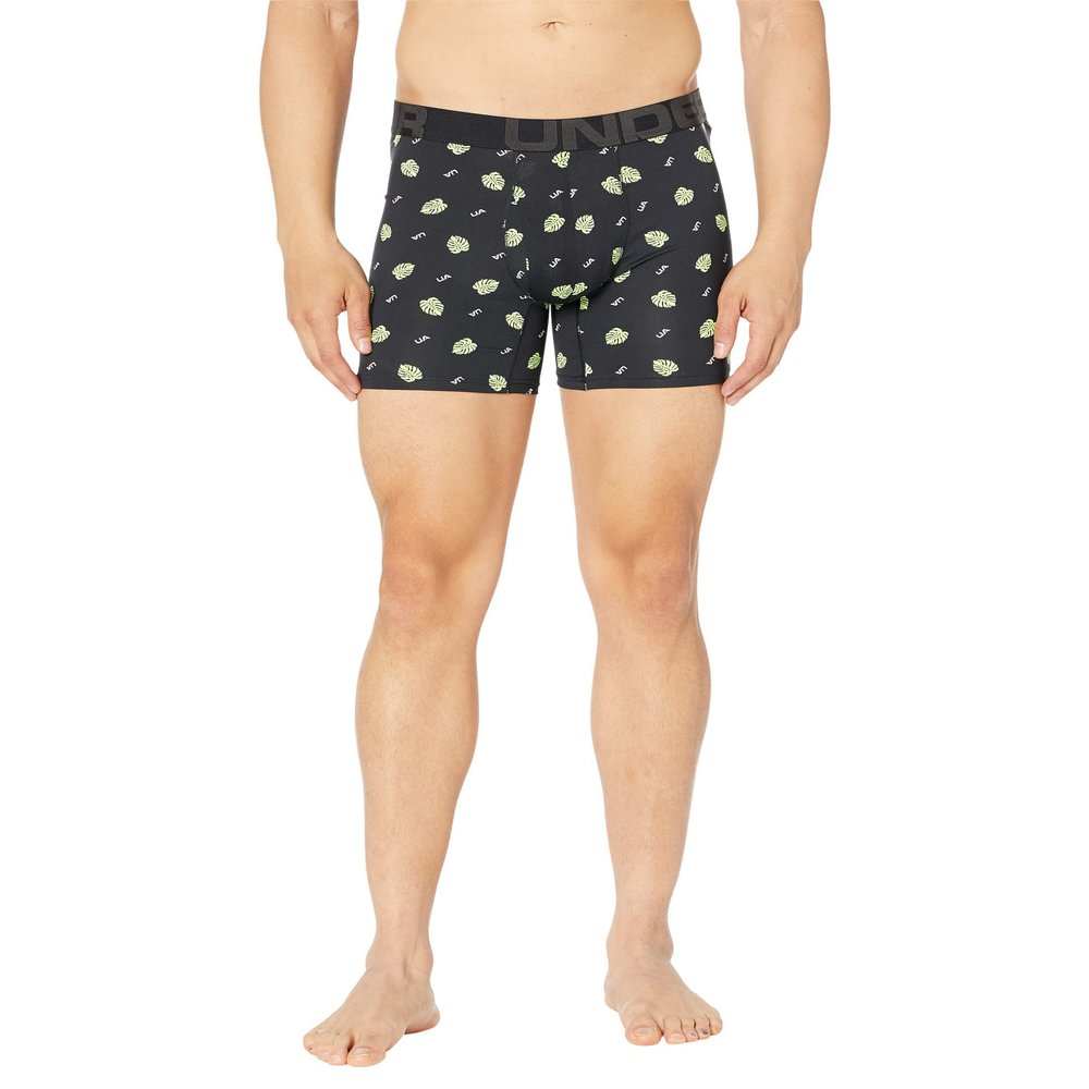 Under Armour Men's Tech 6-inch Novelty Boxerjock 1-Pack, Black (028)/Academy Blue, Small