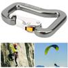Outdoor Rock Climbing Lock, Special Aluminum Alloy Paramotor Buckle, The is Smooth Without Burrs, for Extreme Sports Enthusiasts view 2