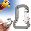 Outdoor Rock Climbing Lock, Special Aluminum Alloy Paramotor Buckle, The is Smooth Without Burrs, for Extreme Sports Enthusiasts view 3