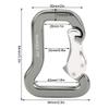 Outdoor Rock Climbing Lock, Special Aluminum Alloy Paramotor Buckle, The is Smooth Without Burrs, for Extreme Sports Enthusiasts view 4