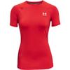 Under Armour Women's HeatGear Compression Short-Sleeve T-Shirt, Red (600)/White, XX-Large view 1