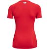 Under Armour Women's HeatGear Compression Short-Sleeve T-Shirt, Red (600)/White, XX-Large view 2