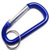 Gadgets Collection 3" Aluminum Carabiner D-Ring Keychain Key Ring Spring Loaded Key Chain Clip Snap Hook (Blue, 100) view 1
