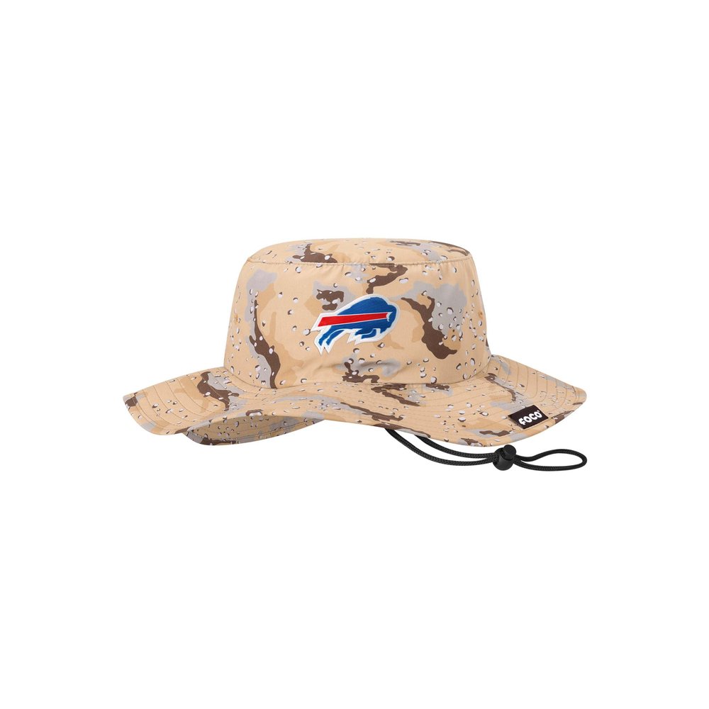 FOCO mens Nfl Team Logo Sport Outdoor Sun Bucket Boonie Hat, Desert Camo, One Size US