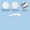 Savvycraft 4 Bow Bimini Replacement Top Canvas Cover 4 Bow 96" L 61"-66" W White Color view 4