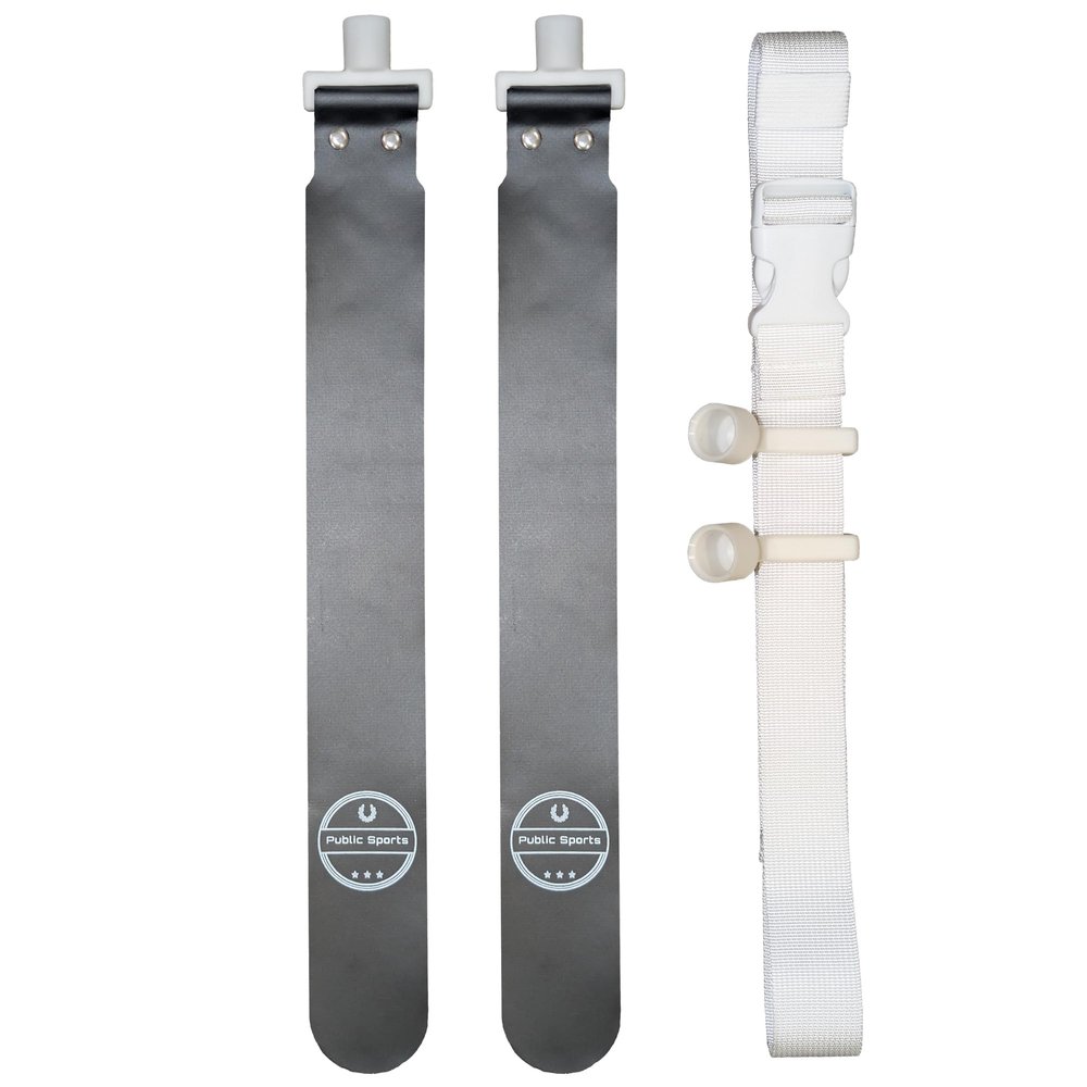 Public Sports Flag Football Belt - 2 Flags - Single (Black)