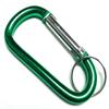 Gadgets Collection 3" Aluminum Carabiner D-Ring Keychain Key Ring Spring Loaded Key Chain Clip Snap Hook (Green, 100) view 1