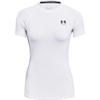 Under Armour Women's HeatGear Compression Short-Sleeve T-Shirt, White (100)/White, Small view 1