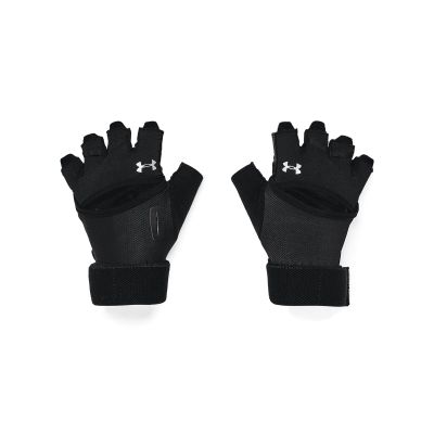 Under Armour Women's Weightlifting Glove, (001) Black/Black/Silver, X-Large