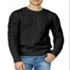 H2H Mens Casual Slim Fit Pullover Sweaters Knitted Long Sleeve Basic Designed Black US S/Asia M (CMOSWL078) view 2