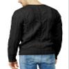 H2H Mens Casual Slim Fit Pullover Sweaters Knitted Long Sleeve Basic Designed Black US S/Asia M (CMOSWL078) view 3