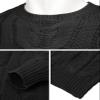 H2H Mens Casual Slim Fit Pullover Sweaters Knitted Long Sleeve Basic Designed Black US S/Asia M (CMOSWL078) view 4
