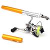 Lixada Pen Fishing Rod Reel Combo Set Premium Mini Pocket Collapsible Fishing Pole Kit Telescopic Fishing Rod + Spinning Reel Combo Kit 1M / 1.4M / 1.6M / 1.8M / 2.1M view 2