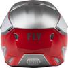 Youth Kinetic Drift Helmet Charcoal/LITE Grey/RED Youth Large view 2