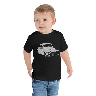 1941 Olds Coupe Classic Antique Car Toddler Short Sleeve Tee Black
