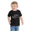 1948 Antique Chevy Fleetline American Classic Car Toddler Short Sleeve Tee Black view 1