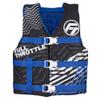 Full Throttle Youth Nylon Life Jacket, Blue view 1