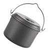 FAVOMOTO Camping Cookware Set 1pc Picnic Pot Aluminum Oxide Cooking Pot Folding Handle Backpacking Gear view 1