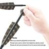 RUOERSI Archery 30 inch Carbon Arrows 500 Spine Hunting Target Practice Arrows with Adjustable Nocks 100 Grain Tips Natural Feather Arrow for Compound Bow Recurve Bow Pack of 12 view 4