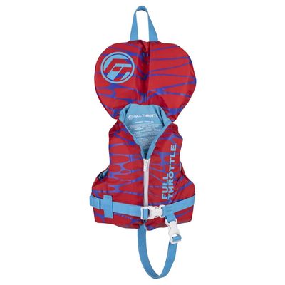 Full Throttle Infant Nylon Life Jacket, Red