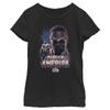 Fifth Sun Marvel Likeness The Falcon and The Winter Soldier Hero Shield Girl's Solid Crew Tee, Black, Large view 1