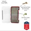 Wild Water Fly Fishing 48 Piece Premium Nymph Fly Assortment with Small Thin Fly Box for Trout, Panfish, Crappie, Sunfish view 2