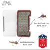 Wild Water Fly Fishing 48 Piece Premium Nymph Fly Assortment with Small Thin Fly Box for Trout, Panfish, Crappie, Sunfish view 3