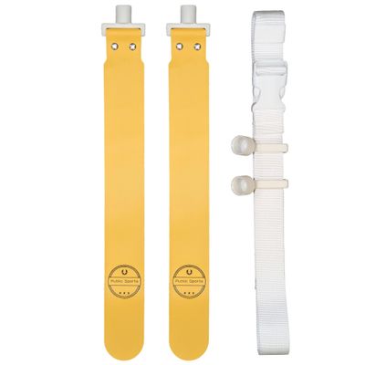 Public Sports Flag Football Belt - 2 Flags - Single (Yellow)