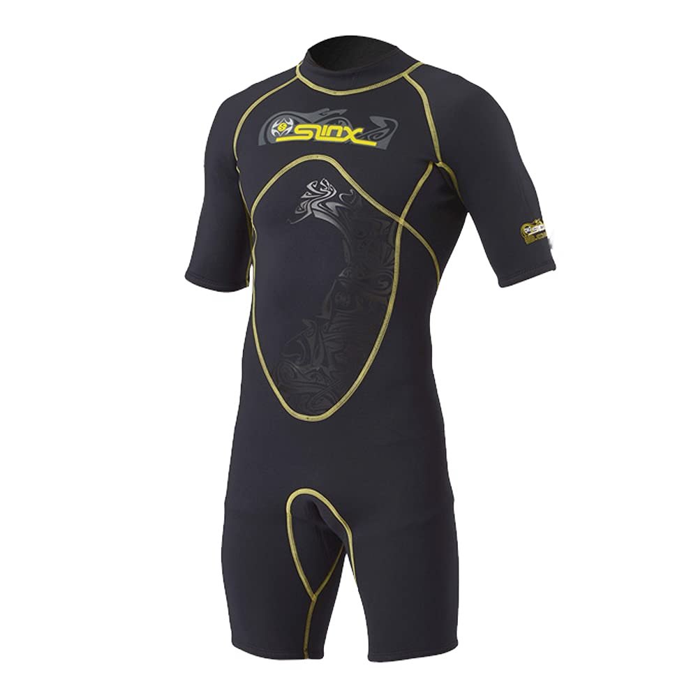 3mm Shorty Wetsuit Mens Short Sleeve surf Wet Suit for Men Kite surf Jumpsuit Kitesurfing Kayaking Swimming