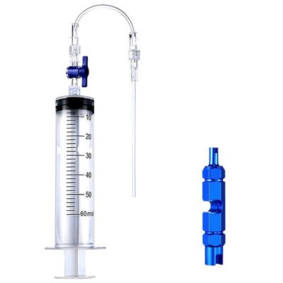 Bicycle Tubeless Tire Sealant Injector Syringe and Valve Core Removal Tool