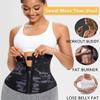 ANGOOL Neopren Waist Trainer For Women,Workout Plus Size Trimmer Belt Sauna Sweat Corset Cincher With Zipper L Camo view 4