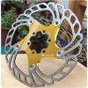 140/160/180/203mm Bicycle Disc Brake Rotor with 6 Bolts Fit for Road Bike,Mountain Bike,MTB,BMX,Gold,203MM view 2