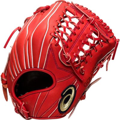 ASICS GOLDSTAGE I-PRO Gold Stage I-PRO Baseball Boys Soft Gloves for All Around (Round Model) Large Size
