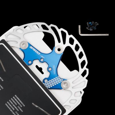 140/160/180/203mm Bicycle Disc Brake Rotor with 6 Bolts Fit for Road Bike,Mountain Bike,MTB,BMX,Blue,203MM