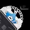 140/160/180/203mm Bicycle Disc Brake Rotor with 6 Bolts Fit for Road Bike,Mountain Bike,MTB,BMX,Blue,203MM view 1
