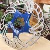 140/160/180/203mm Bicycle Disc Brake Rotor with 6 Bolts Fit for Road Bike,Mountain Bike,MTB,BMX,Blue,203MM view 2
