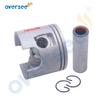 OVERSEE 2704-826191T4 Piston Kit Std for Mercury Outboard Motor 75-90-100HP L3 L4 Pro14470 Mariner 65-125 Hp view 4