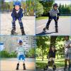 SZHZS Kids Roller Skates for Boys Girls Children Beginners, 4 Sizes Adjustable Roller Skates for Youth Big Kids for Outdoor Indoor Sports view 2