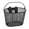 ANZOME Kids Bike Basket Front, Removable Wire Handlebar Basket for Boys Bicycles & Tricycles, Easy Install, Carry-Handle Front Basket in Black for Water Bottle, Snacks & Toys view 1