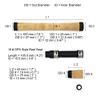 Acxico 1 Set of Spinning Fishing Rod Building Repair Composite Cork Handle Grip and Reel Seat view 2