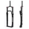 26Inch Bike Fat Air Fork, 1-1/8" Steering Tube Spread 135MM Travel 120MM Inner Tube D34MM Straight Tube for Beach Snow Bike E-Bike Fat Bike view 3