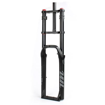 26Inch Bike Fat Air Fork Snow/Beach Bike Fork Double Shoulder Air Gas Suspension Magnesium & Aluminum Alloy Spread 135mm Fit 4.0Fat Tire