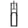 26Inch Bike Fat Air Fork Snow/Beach Bike Fork Double Shoulder Air Gas Suspension Magnesium & Aluminum Alloy Spread 135mm Fit 4.0Fat Tire view 2